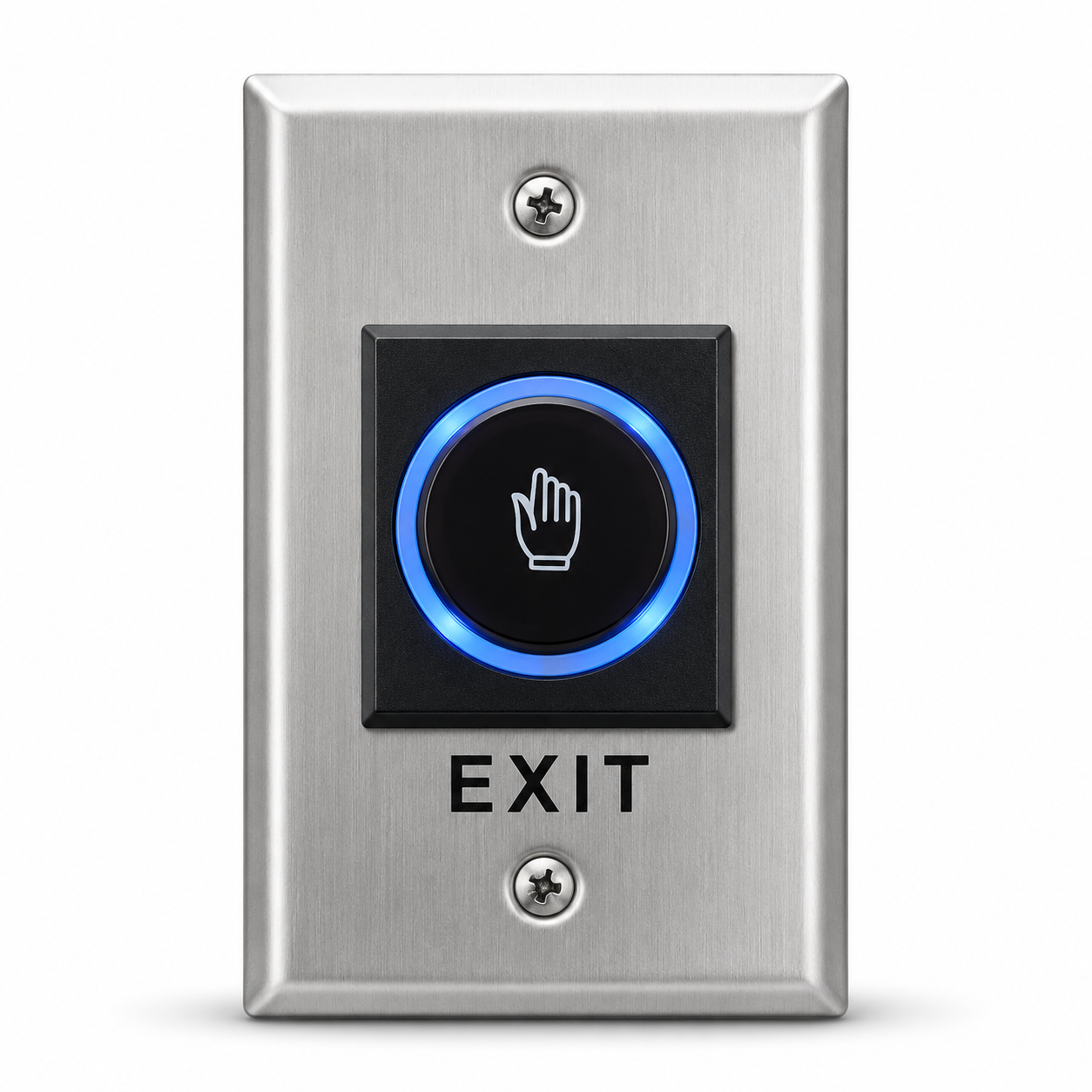 Ibex no-touch exit button